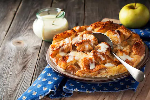 Dairy free Sweet bread and butter pudding