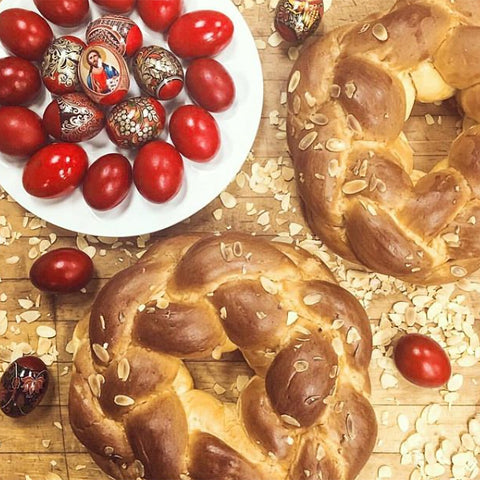 Greek Easter Tsoureki Sweet Bread