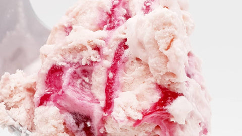 Raspberry Turkish Delight Ice Cream