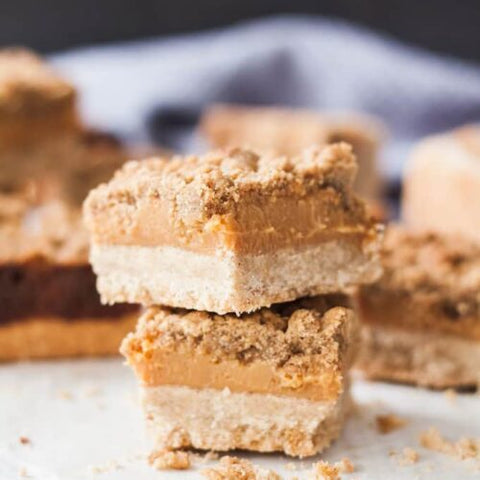 Caramel shortbread Bars