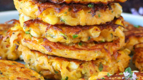 Kolokithokeftedes – Squash Fritters