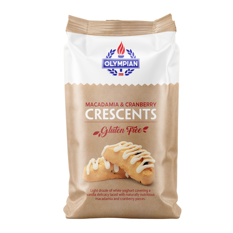 Crescents  Macadamia and Cranberry Gluten Free