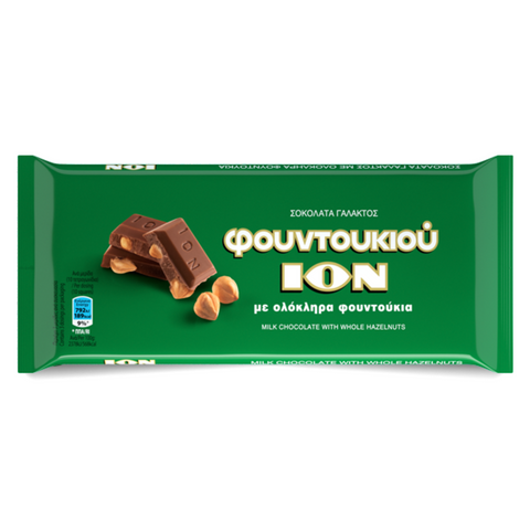 ION Milk Chocolate with Hazelnuts 100g