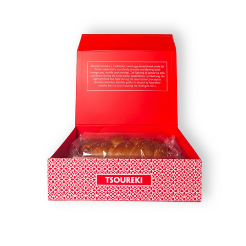 NEW PRODUCT: EASTER TSOUREKI GIFT BOX WITH CANDLE
