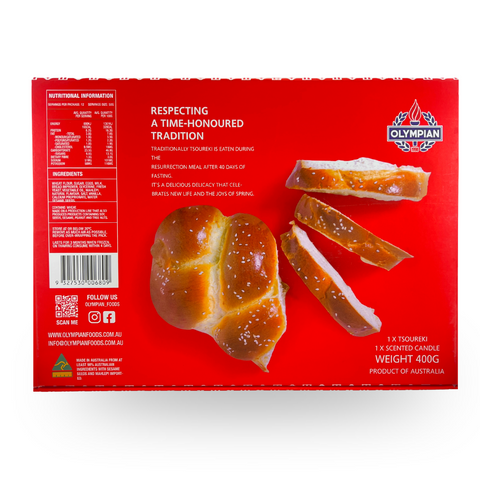 NEW PRODUCT: EASTER TSOUREKI GIFT BOX WITH CANDLE