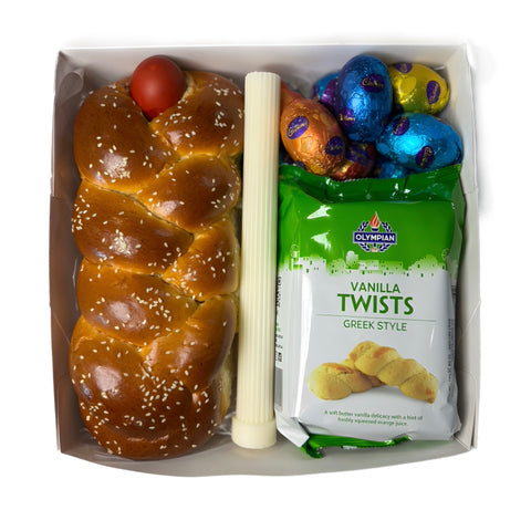 Easter Hamper with Cadbury Chocolates and Candle