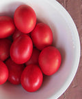 Red Greek Easter eggs