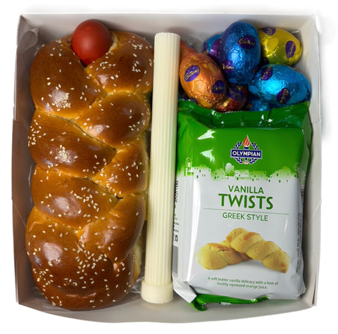 Easter Hamper with Cadbury Chocolates and Candle