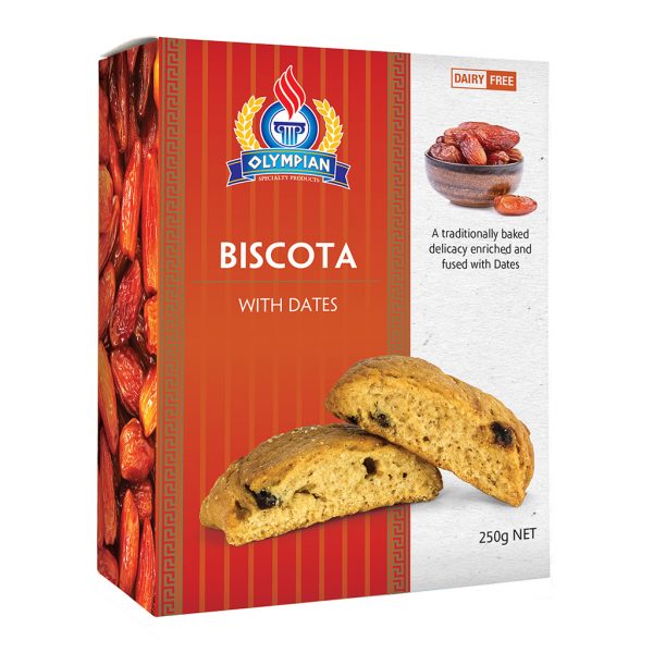 Greek Biscuits - Biscota with dates