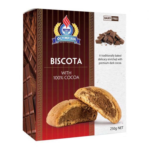 Greek Biscuits - Biscota with cocoa