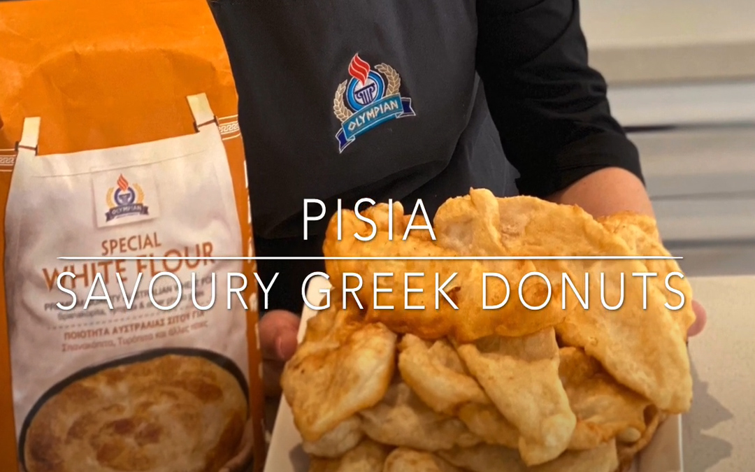 Pisia – savoury greek pancakes recipe